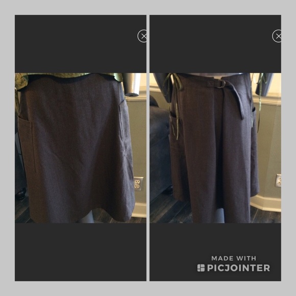 Stewart + Brown Surplus Wool Skirt - Picture 2 of 8